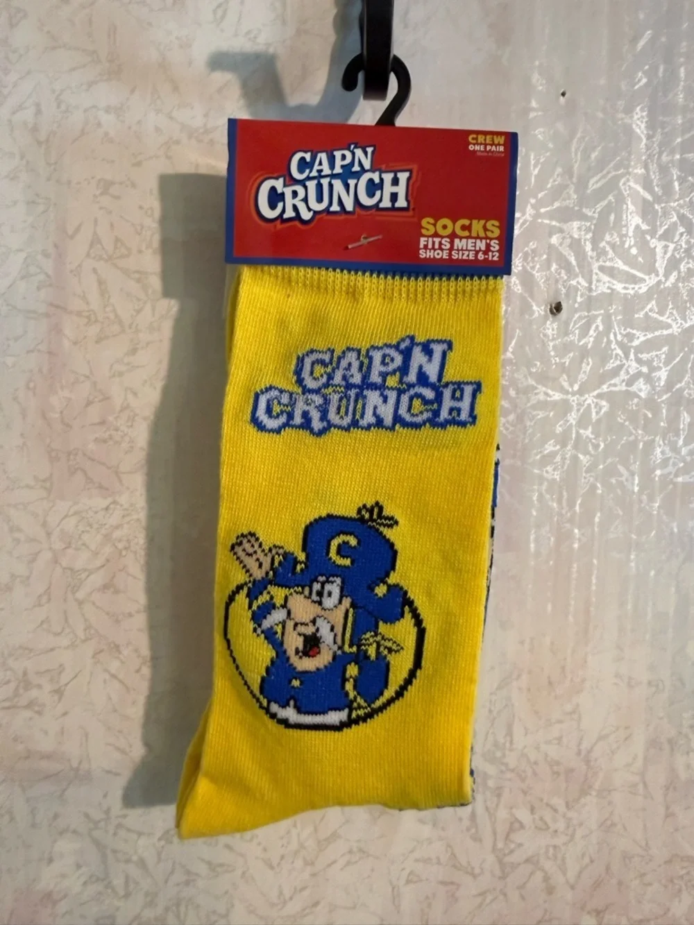 Cap’n Crunch Yellow Crew Socks, 